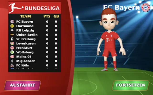 Bundesliga Football Game android App screenshot 0