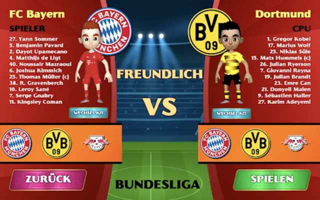 Bundesliga Football Game android App screenshot 7